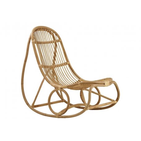 Rottinkinen keinutuoli Nanny, Rentouttavaa ja luonnollista oleilua tarjolla parhaimmalla keinutuolilla.