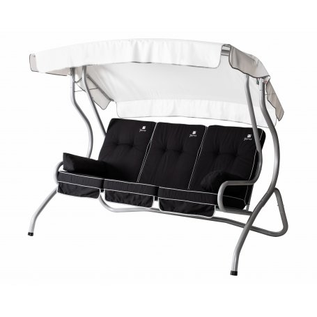 Monica pihakeinu 3 hengen, musta ja harmaa