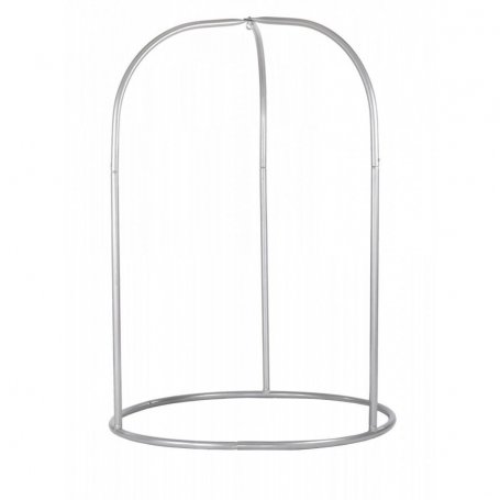 Vahva metallinen Riipputuoliteline Romano Silver on tukeva